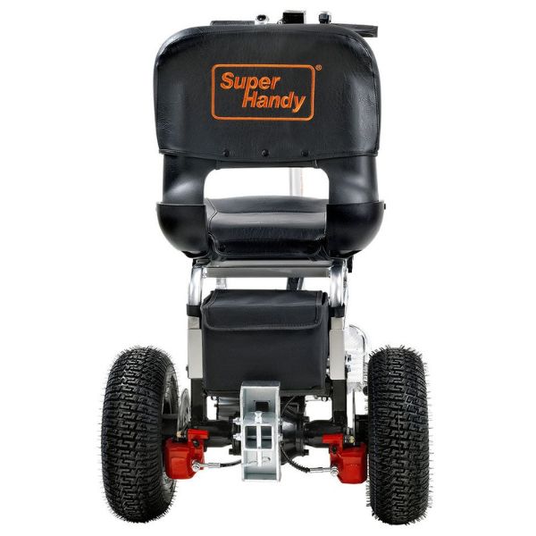 SuperHandy Electric Tugger Utility Tow Tractor Cart And Riding Scooter Back View
