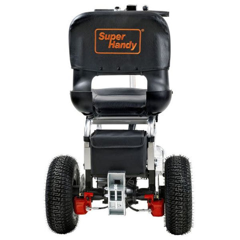 SuperHandy Electric Tugger Utility Tow Tractor Cart And Riding Scooter Back View