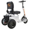 Image of SuperHandy Electric Tugger Utility Tow Tractor Cart And Riding Scooter Right Backside View