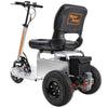 Image of SuperHandy Electric Tugger Utility Tow Tractor Cart And Riding Scooter Left Backside View