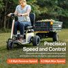 Image of SuperHandy Electric Tugger Utility Tow Tractor Cart And Riding Scooter Speed