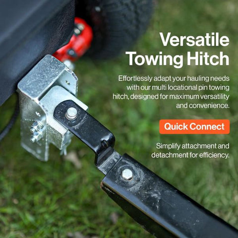 SuperHandy Electric Tugger Utility Tow Tractor Cart And Riding Scooter Tow Hitch