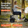 Image of SuperHandy Electric Tugger Utility Tow Tractor Cart And Riding Scooter Wheels Dimensions