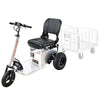 Image of SuperHandy Electric Tugger Utility Tow Tractor Cart And Riding Scooter  with Trailer