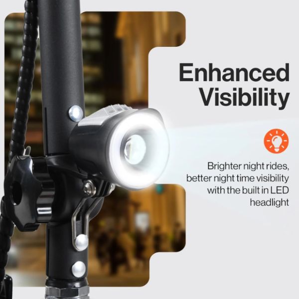 SuperHandy Explorer Heavy-Duty Portable Mobility Scooter Bright Led Lights