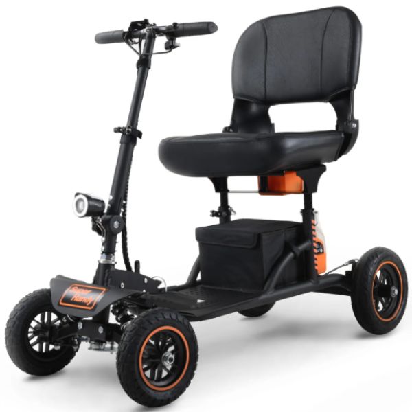 SuperHandy Explorer Heavy-Duty Portable Mobility Scooter Left Upright View