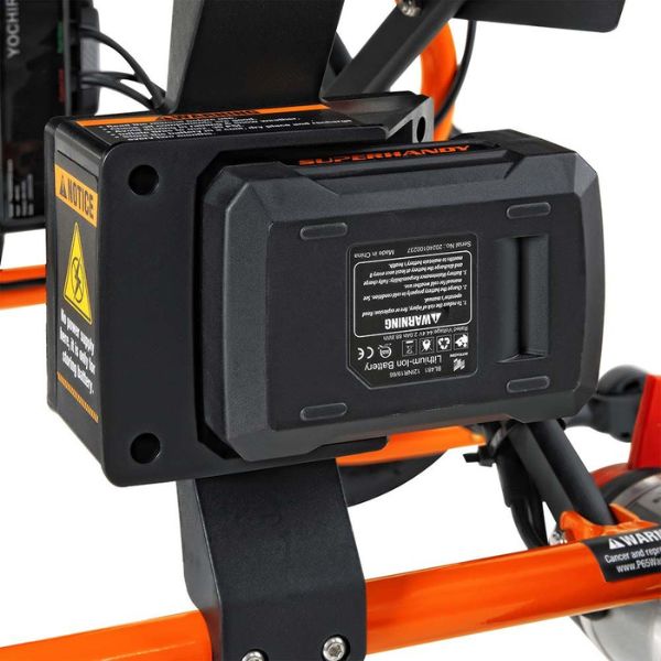 SuperHandy GoRide 2 Portable Electric Wheelchair Battery Storage at the Left Side