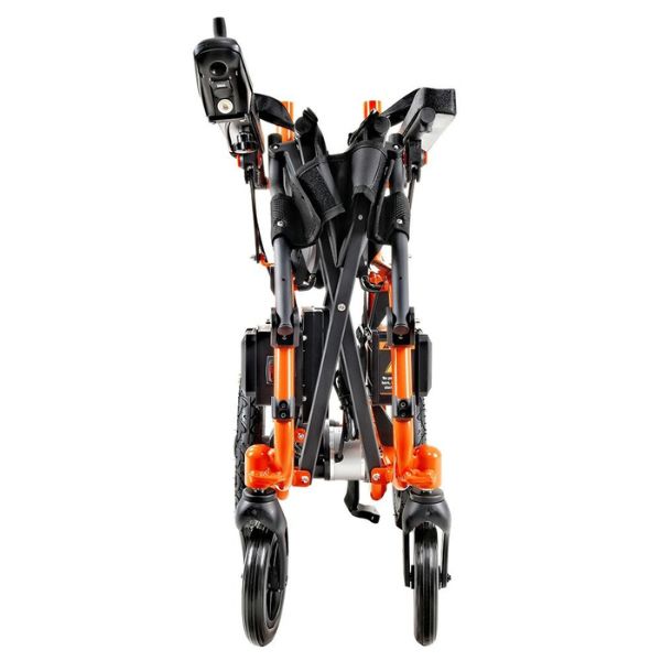 SuperHandy GoRide 2 Portable Electric Wheelchair Folded Front View