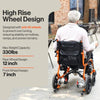 Image of SuperHandy GoRide 2 Portable Electric Wheelchair Weight Capacity and Wheel Sizes