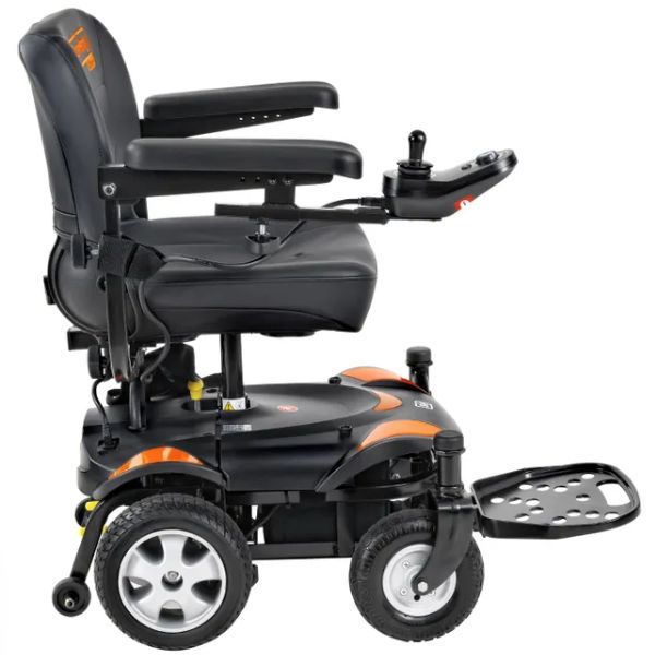 SuperHandy GoRide CRZ Portable Power Wheelchair Left Side View