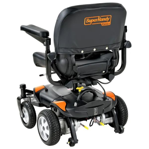 SuperHandy GoRide CRZ Portable Power Wheelchair Right Backside View