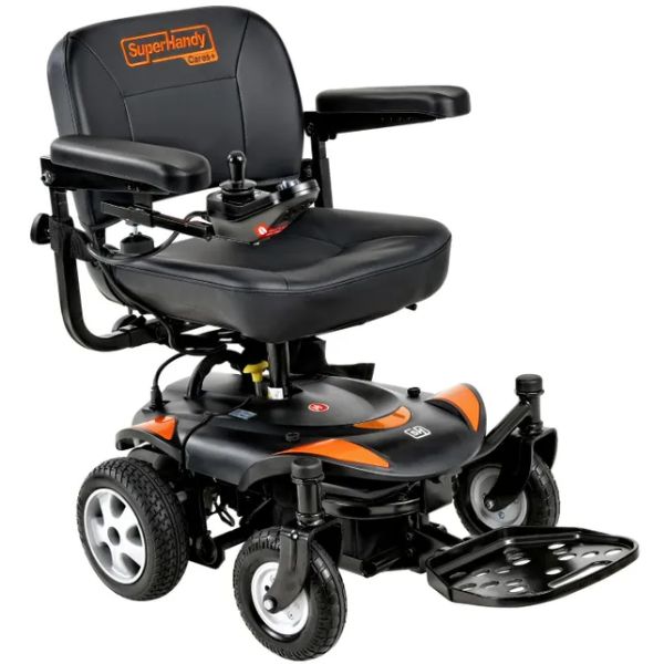 SuperHandy GoRide CRZ Portable Power Wheelchair Right Upright View