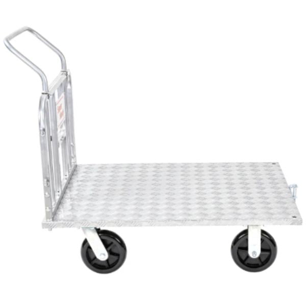 SuperHandy Heavy-Duty Platform Truck & Trailer CartFlatbed Form Side View