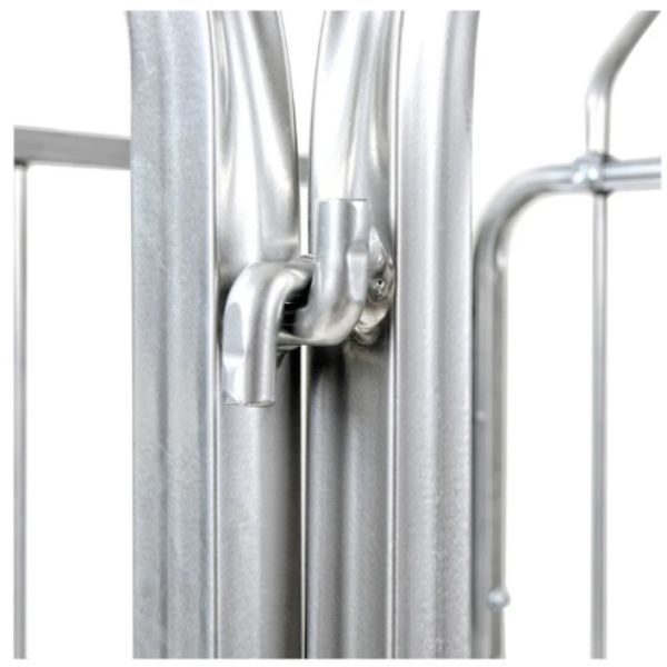 SuperHandy Heavy-Duty Platform Truck & Traler Cart Showing  its Tool-Free Latch