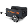 Image of SuperHandy Lightweight Scooter Cargo Trailer Left Upright Sid View
