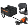Image of SuperHandy Lightweight Scooter Cargo Trailer Shown Attached to a Scooter