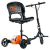 Image of SuperHandy Passport Portable Travel 3-Wheel Mobility Scooter Right BacksideView