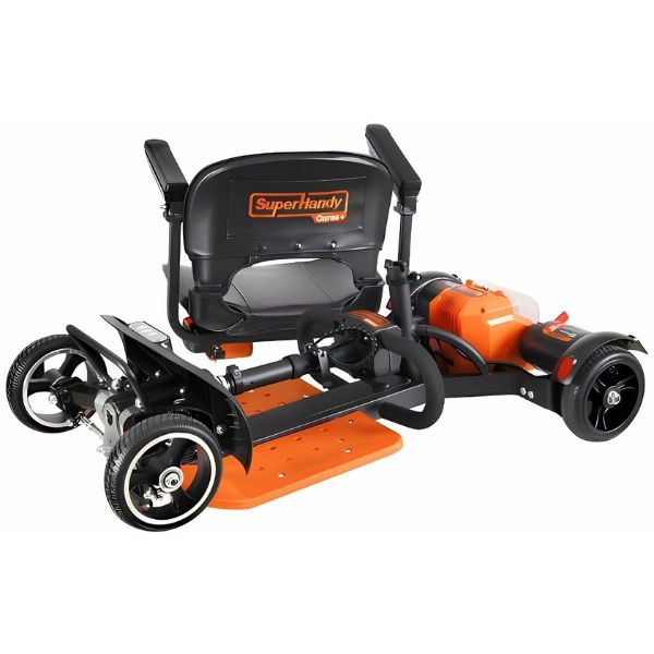 SuperHandy Passport Prime Foldable Mobility Scooter Disassembled View