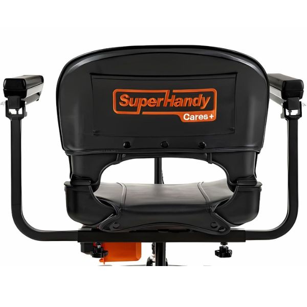 SuperHandy Passport Prime Foldable Mobility Scooter Showing the Back View of the Seat