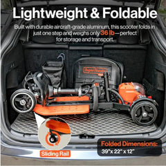 SuperHandy Passport Prime Foldable Mobility Scooter