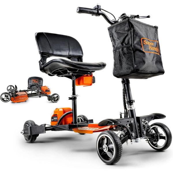 SuperHandy Passport Pro Foldable Mobility Scooter – Electric