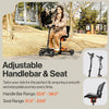 Image of SuperHandy Passport Pro Foldable Mobility Scooter Adjustable Handle Bar and Seat Height