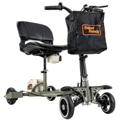 SuperHandy Passport Pro Foldable Mobility Scooter Dark Gree & Sand Color
