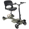 Image of SuperHandy Passport Pro Foldable Mobility Scooter Dark Gree & Sand Color a little over the top View