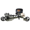 Image of SuperHandy Passport Pro Foldable Mobility Scooter Dark Gree & Sand Folded View