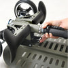 Image of SuperHandy Passport Pro Foldable Mobility Scooter Dark Gree & Sand  Lock Lever View