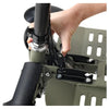 Image of SuperHandy Passport Pro Foldable Mobility Scooter Dark Gree & Sand  Quick-Fold Latch