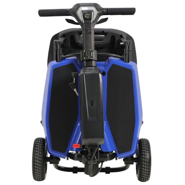 Super Light Flight Folding Travel 3-Wheel Mobility Scooter Folded  Front View