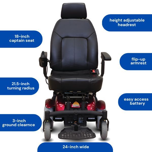 Shoprider 6Runner 10 Mid-Wheel Power Chair
