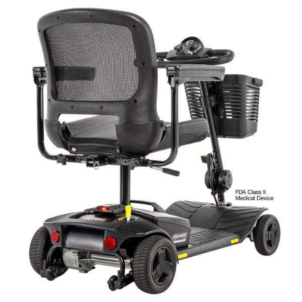 Pride Go-Go Elite Traveller® Gen 3 Platinum 4-Wheel Mobility Scooter Rear Right View
