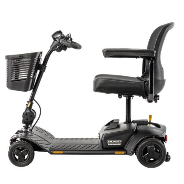 Pride Go-Go Elite Traveller® Gen 3 Platinum 4-Wheel Mobility Scooter Left Side View