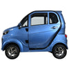 Image of Green Transporter Q Express Electric Mobility Scooter Blue Color  Right Side View
