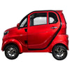 Image of Green Transporter Q Express Electric Mobility Scooter Red Color  Right Side View