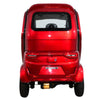 Image of Green Transporter Q Express Electric Mobility Scooter Red Color  Back View