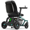 Image of Robooter E40 Portable Electric Wheelchair Classic Green Color  Backside View