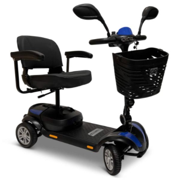 Z-4 Custom Fit Electric Mobility Scooter Mirrors Shown on the Scooter 