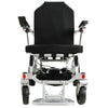 Image of Zeus Heavy Duty Folding Power Wheelchair In Silverado Silver Frame Front View