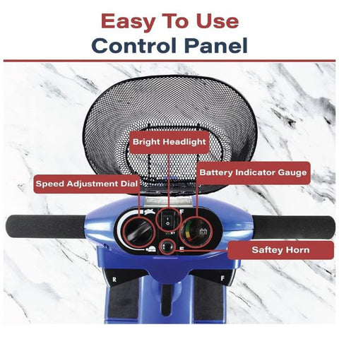 Zip'r 3 Travel Mobility Scooter Control Panel