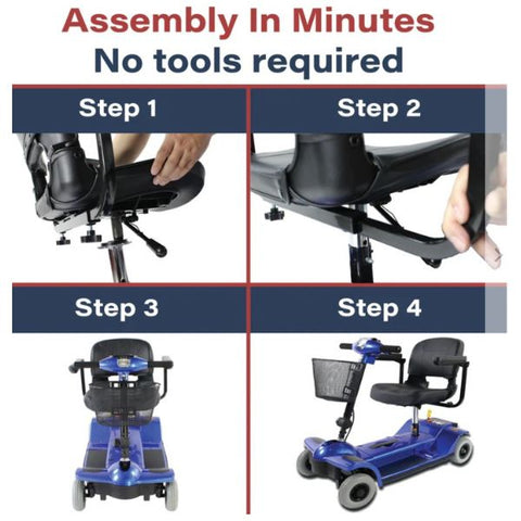 Zip’r 4 Xtra Mobility Scooter Easy Assembly