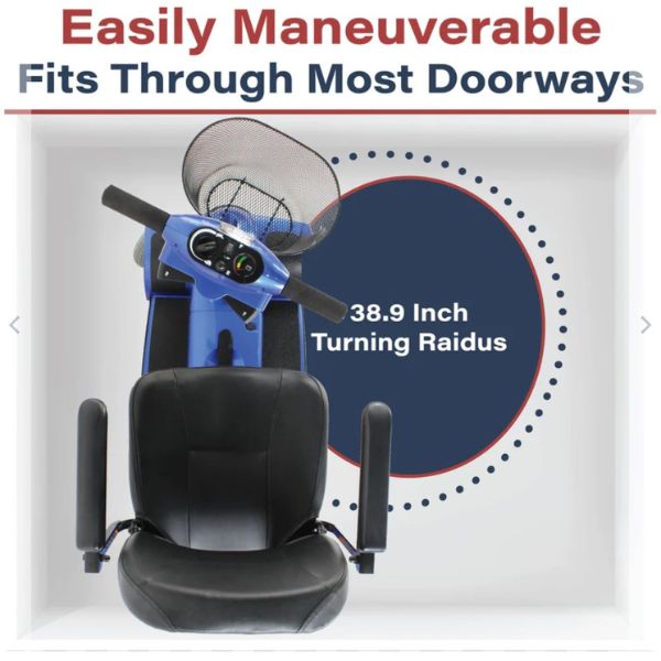 Zip’r 4 Xtra Mobility Scooter Fits Through Most Doorways