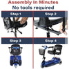 Image of Zip'r Xtra 3-Wheel Travel Mobility Scooter Easy Assembly