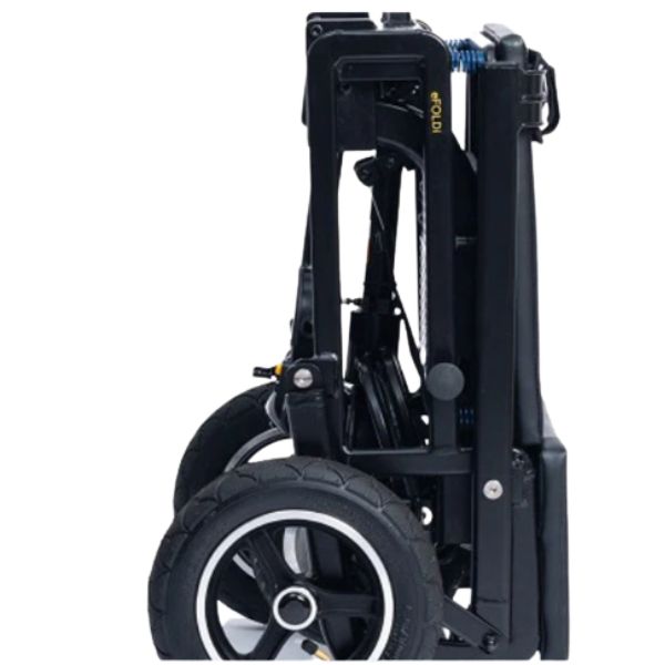 eFoldi Lite Lightweight Mobility Scooter Folded in a suitcase side view