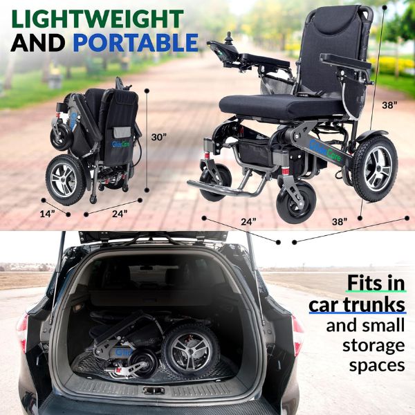 Glide Care G-6 Foldable Foldable Electric Wheelchair