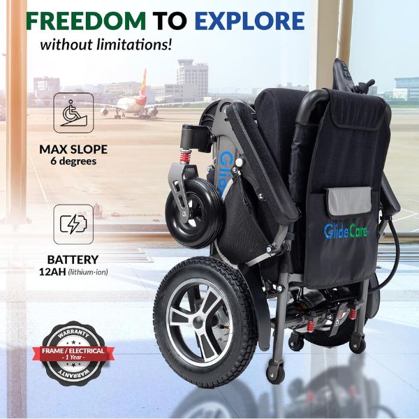 Glide Care G-6 Foldable Foldable Electric Wheelchair