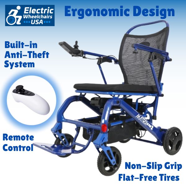 Matrix Ultra 2 Carbon Fiber Folding Power Wheelchair