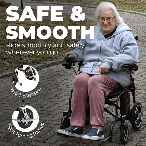Helium Lightweight Folding Electric Wheelchair